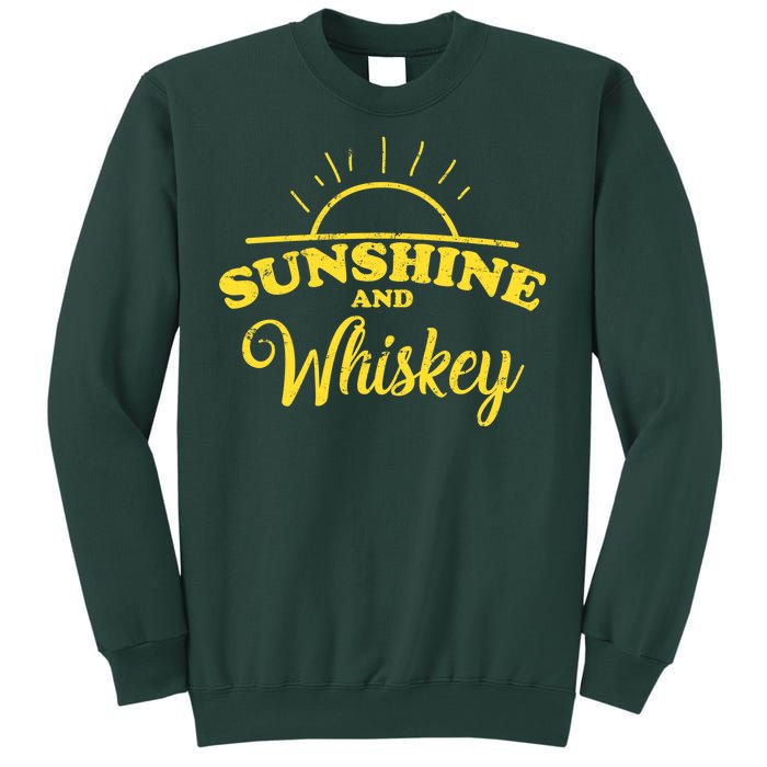 Sunshine And Whiskey Retro Summer Sweatshirt