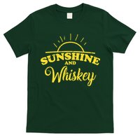 Sunshine And Whiskey Retro Summer T-Shirt