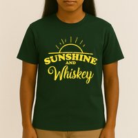 Sunshine And Whiskey Retro Summer T-Shirt