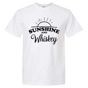 Sunshine And Whiskey Retro Summer Garment-Dyed Heavyweight T-Shirt