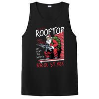 Santa Up On The Rooftop Click Click Click PosiCharge Competitor Tank