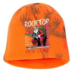 Santa Up On The Rooftop Click Click Click Kati - Camo Knit Beanie