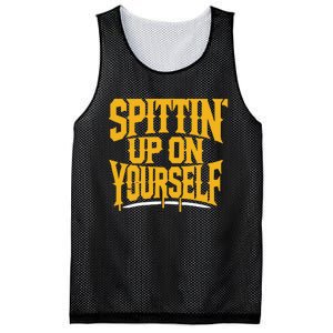 Spittin’ Up On Yourself Mesh Reversible Basketball Jersey Tank