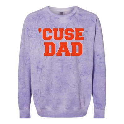 Syracuse University Orange Dad Colorblast Crewneck Sweatshirt