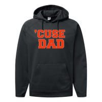 Syracuse University Orange Dad Performance Fleece Hoodie