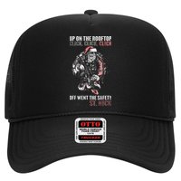 SANTA Up On The Rooftop Click Click Click Trucker Hat