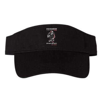 SANTA Up On The Rooftop Click Click Click Valucap Bio-Washed Visor