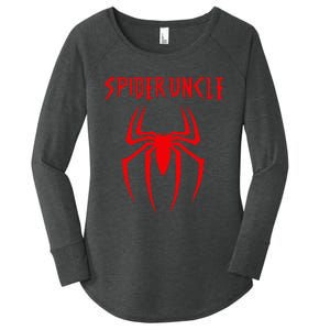 Spider Uncle Of The Birthday Women's Perfect Tri Tunic Long Sleeve Shirt