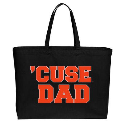 Syracuse University Orange Dad Cotton Canvas Jumbo Tote