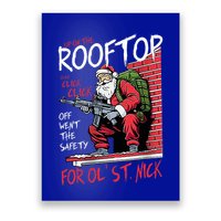 Santa Up On The Rooftop Click Click Click Poster