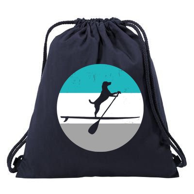 Stand Up Paddle Boarding with dog - Paddelsport SUP Board Drawstring Bag