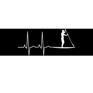 Stand Up Paddling Heartbeat Paddle Board Gift Bumper Sticker