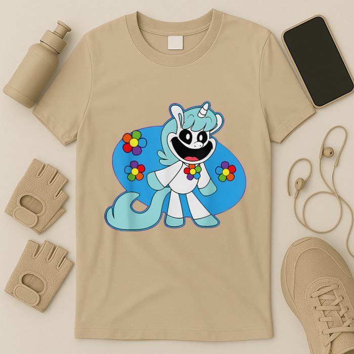 Smiling Unicorn Plush Critters T-Shirt