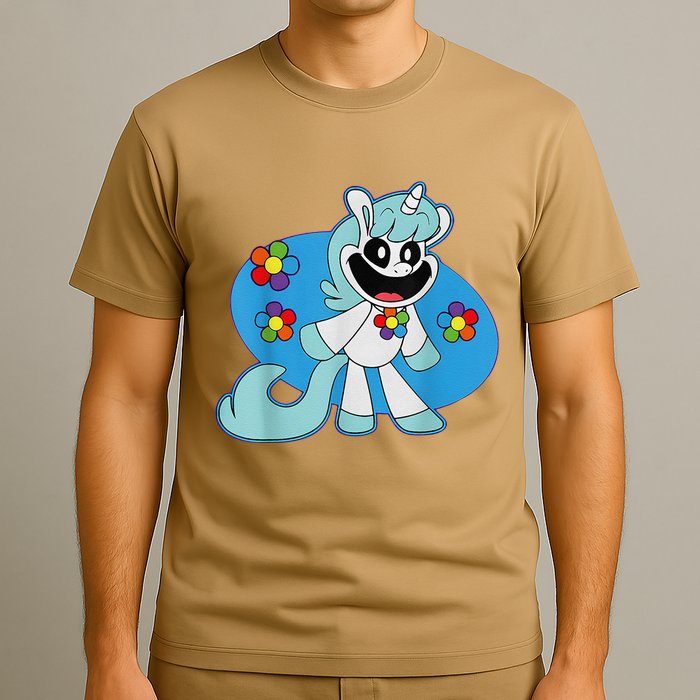Smiling Unicorn Plush Critters T-Shirt