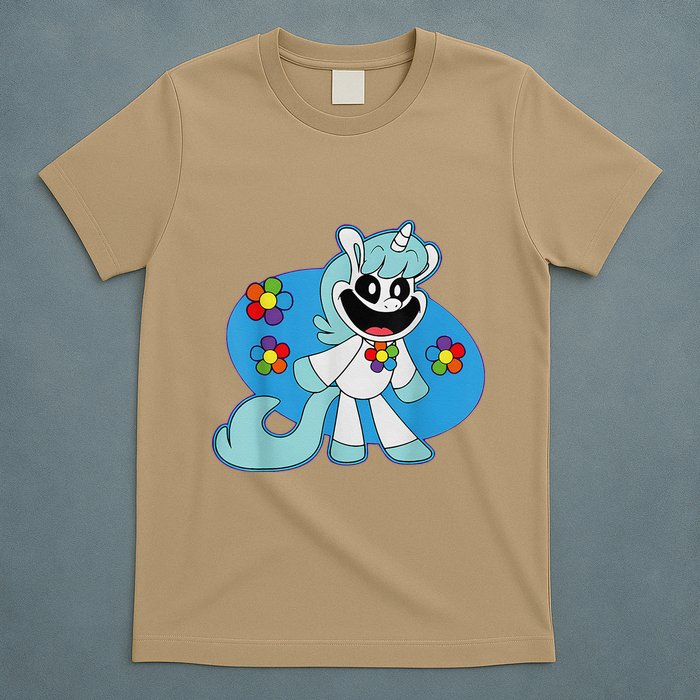 Smiling Unicorn Plush Critters T-Shirt