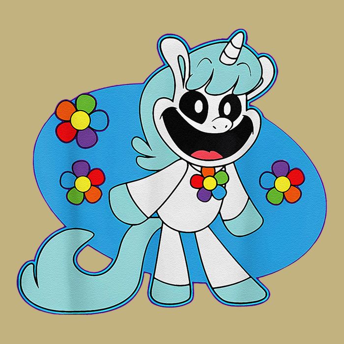 Smiling Unicorn Plush Critters T-Shirt