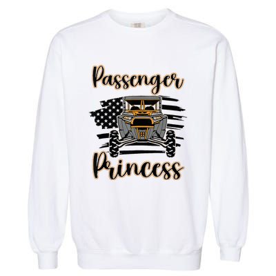 Sxs Utv Passenger Princess Orange Flag Garment-Dyed Sweatshirt