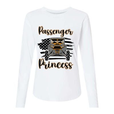 Sxs Utv Passenger Princess Orange Flag Womens Cotton Relaxed Long Sleeve T-Shirt