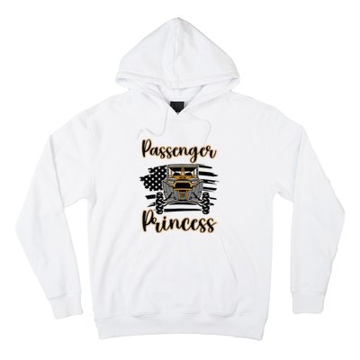 Sxs Utv Passenger Princess Orange Flag Hoodie