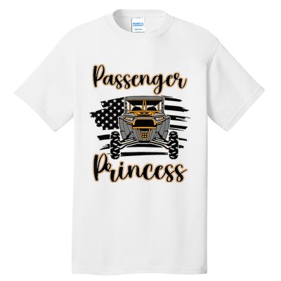 Sxs Utv Passenger Princess Orange Flag Tall T-Shirt