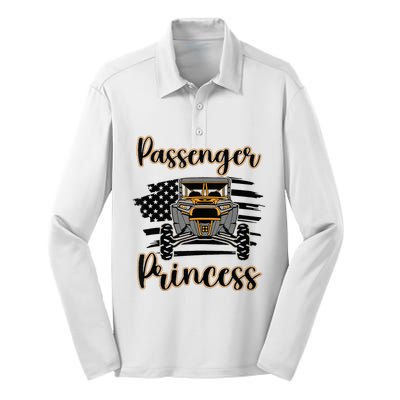 Sxs Utv Passenger Princess Orange Flag Silk Touch Performance Long Sleeve Polo