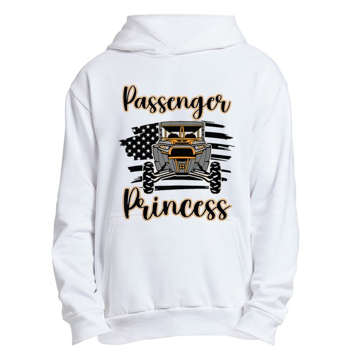 Sxs Utv Passenger Princess Orange Flag Urban Pullover Hoodie