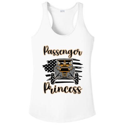 Sxs Utv Passenger Princess Orange Flag Ladies PosiCharge Competitor Racerback Tank