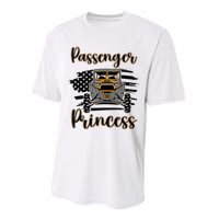 Sxs Utv Passenger Princess Orange Flag Performance Sprint T-Shirt