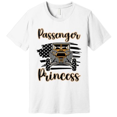 Sxs Utv Passenger Princess Orange Flag Premium T-Shirt