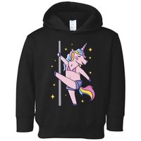 Stripper Unicorn Pole Dancer Toddler Hoodie