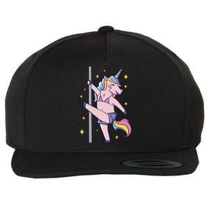 Stripper Unicorn Pole Dancer Wool Snapback Cap