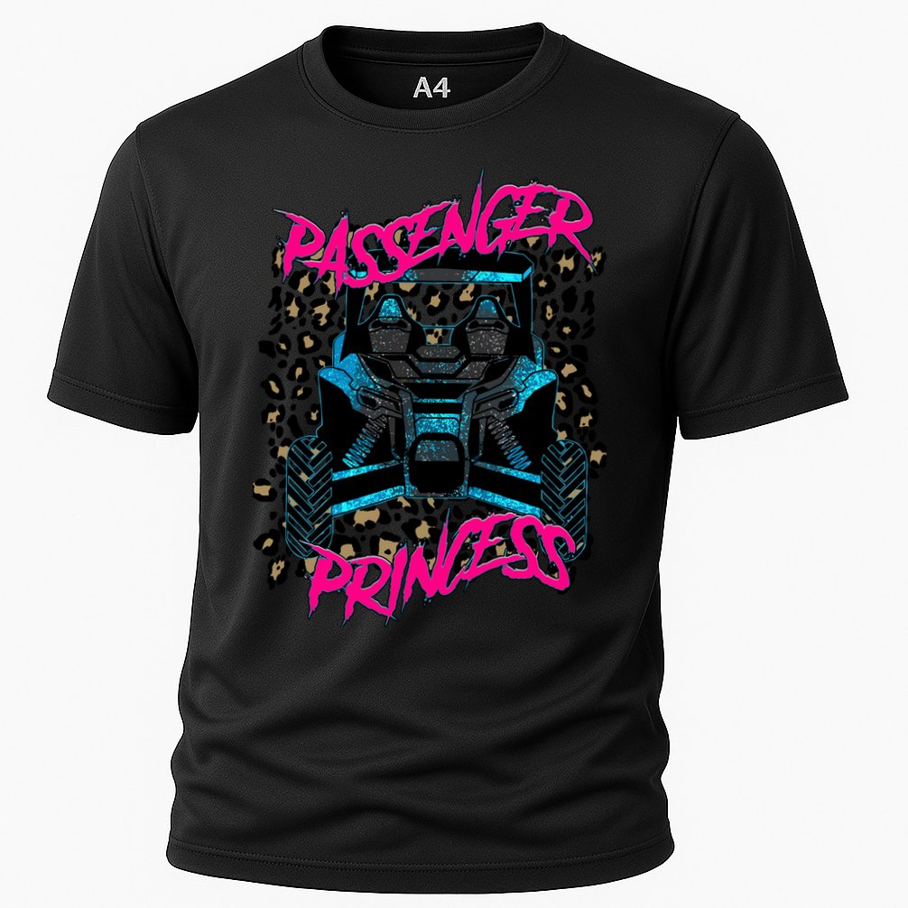 Sxs Utv Passenger Princess Adventure Offroad Cooling Performance Crew T-Shirt