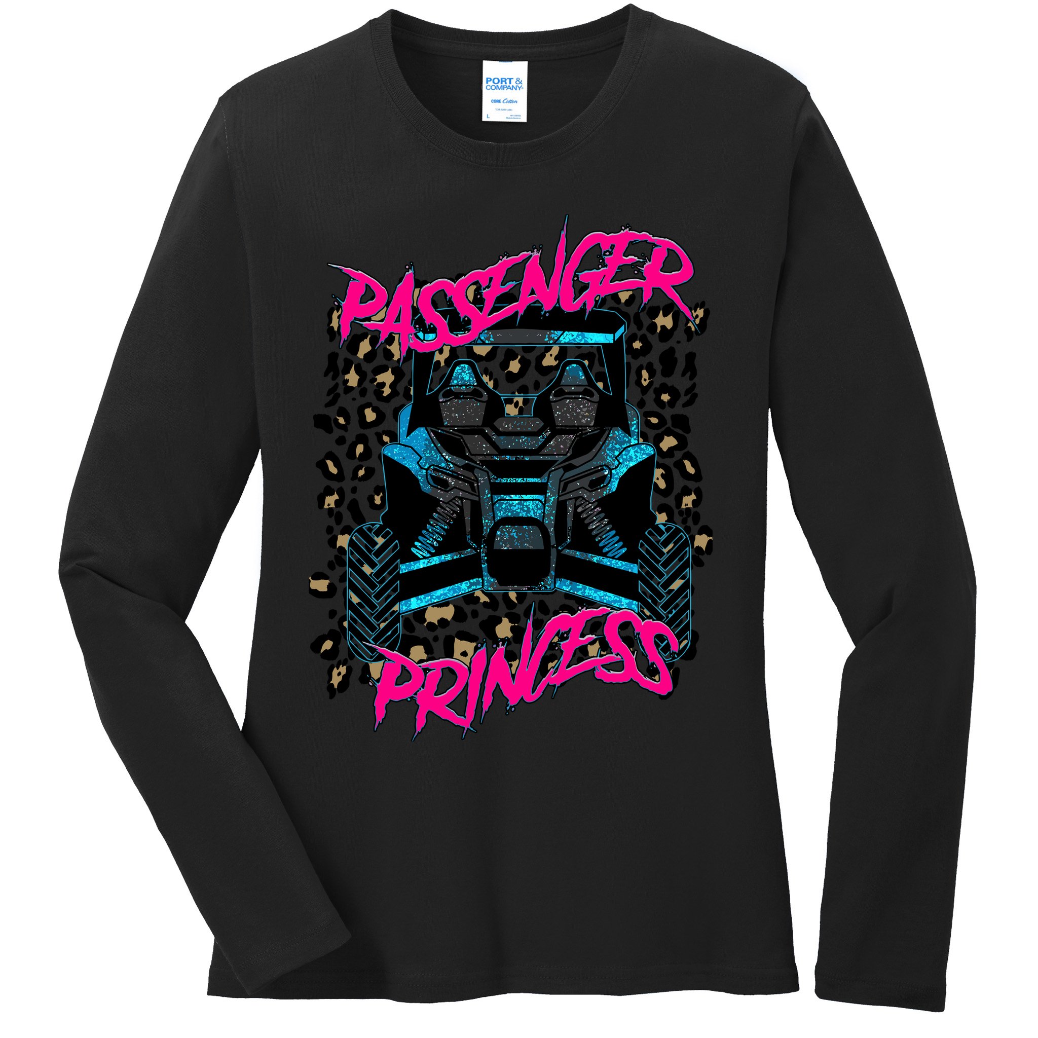Sxs Utv Passenger Princess Adventure Offroad Ladies Long Sleeve Shirt