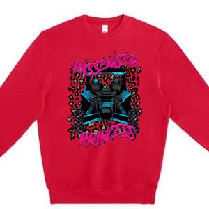 Sxs Utv Passenger Princess Adventure Offroad Premium Crewneck Sweatshirt