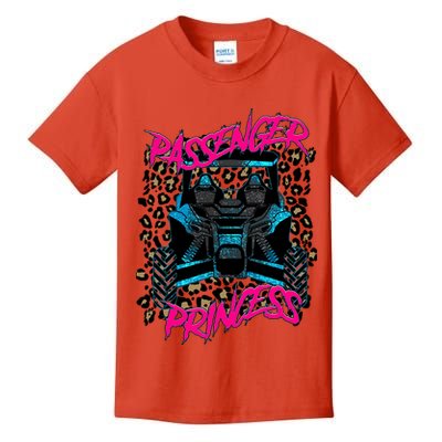 Sxs Utv Passenger Princess Adventure Offroad Kids T-Shirt