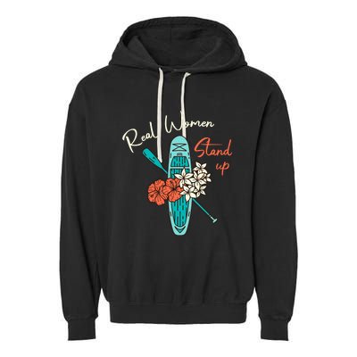 Stand Up Paddling | Real Wo Stand Up | Sup Paddle Garment-Dyed Fleece Hoodie