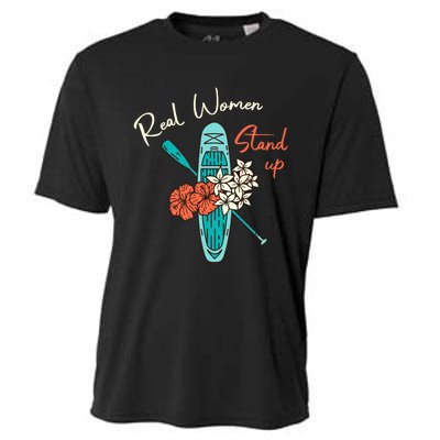 Stand Up Paddling | Real Wo Stand Up | Sup Paddle Cooling Performance Crew T-Shirt