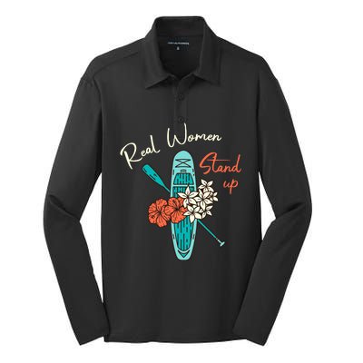 Stand Up Paddling | Real Wo Stand Up | Sup Paddle Silk Touch Performance Long Sleeve Polo