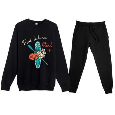 Stand Up Paddling | Real Wo Stand Up | Sup Paddle Premium Crewneck Sweatsuit Set