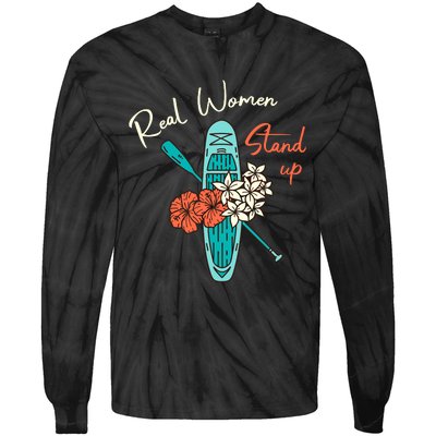 Stand Up Paddling | Real Wo Stand Up | Sup Paddle Tie-Dye Long Sleeve Shirt