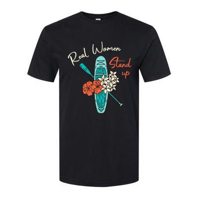 Stand Up Paddling | Real Wo Stand Up | Sup Paddle Softstyle CVC T-Shirt