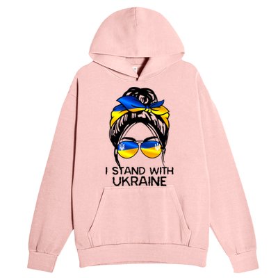 Support Ukraine Pride I Stand With Ukraine Flag Gift Urban Pullover Hoodie