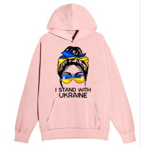 Support Ukraine Pride I Stand With Ukraine Flag Cute Gift Urban Pullover Hoodie