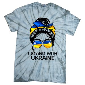 Support Ukraine Pride I Stand With Ukraine Flag Cute Gift Tie-Dye T-Shirt