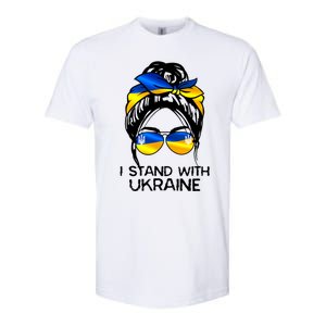 Support Ukraine Pride I Stand With Ukraine Flag Cute Gift Softstyle CVC T-Shirt