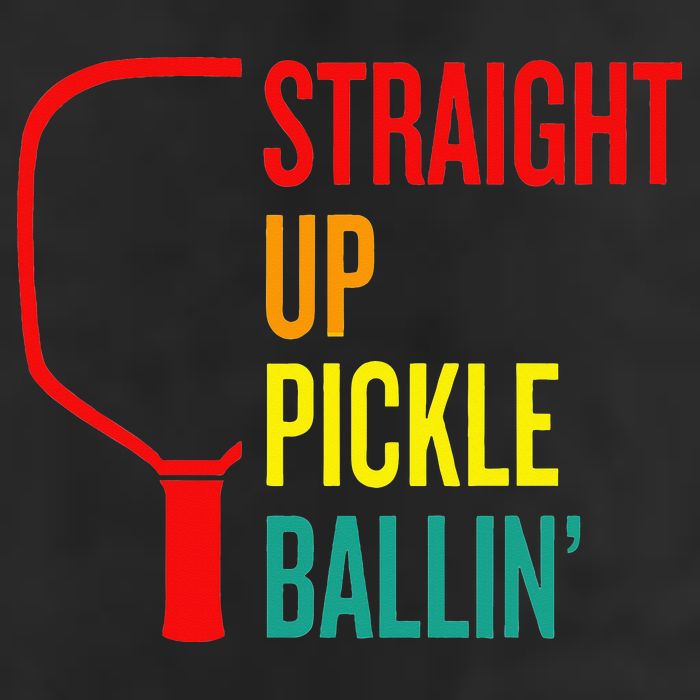 Straight Up Pickle Ballin' For Pickleball Lovers Adult Drive Performance Visor
