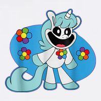 Smiling Unicorn Plush Critters Costume T-Shirt