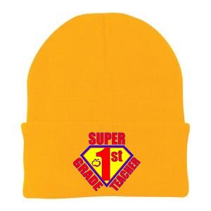 Super 1st Grade Teacher Knit Cap Winter Beanie