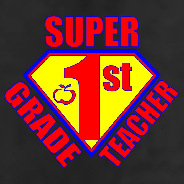 Super 1st Grade Teacher 7 Panel Mesh Trucker Snapback Hat