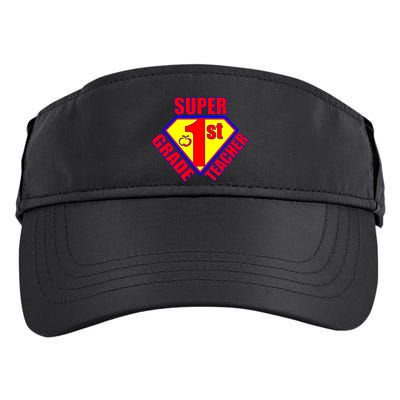 Super 1st Grade Teacher Adult Drive Performance Visor